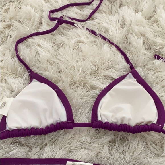 Floral crochet halter bikini - Picture 4 of 9